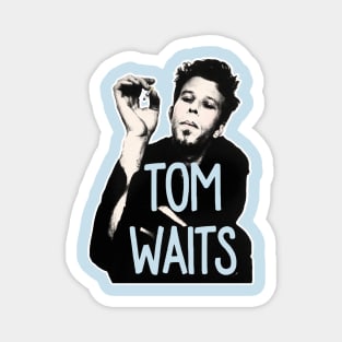 Tom Waits / Retro Styled Fanart Design Magnet