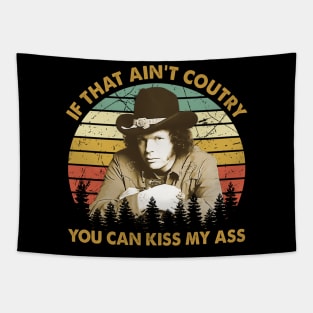 Vintage Allan Retro 70s Fan Design Tapestry