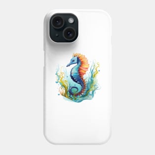 Watercolor Seahorse Phone Case