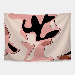 Original abstract modern minimalist design art Tapestry