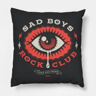 Sad Boys Rock Club Pillow
