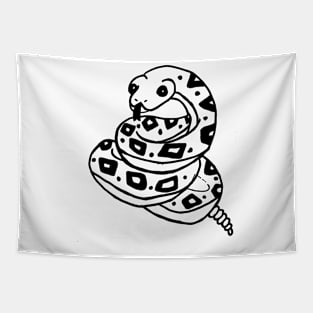 Inktober Snake - Large Design Tapestry