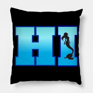 Hawaii HI mermaid Pillow