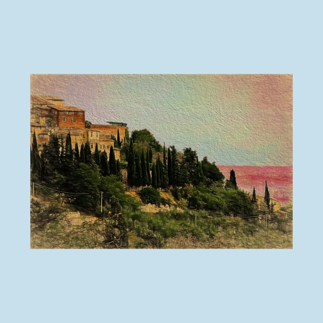 Artistic Tuscan Hillside by Violaman