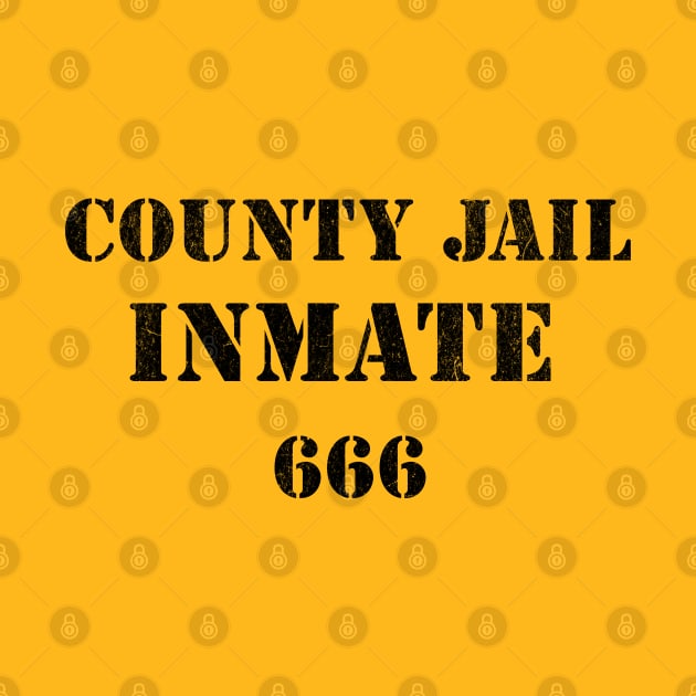 County Jail Inmate 666 - disguise Prisoner - Halloween disguise by Bellinna