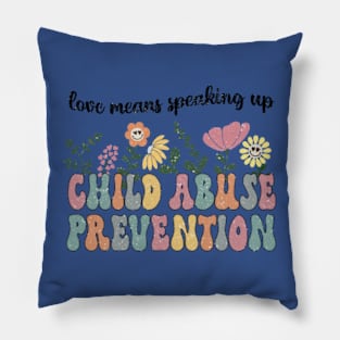 Child Abuse Awareness, Domestic Violence Mental Health Pillow