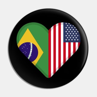 half brazilian, half american Pin