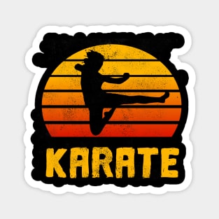 Karate retro vintage design Magnet