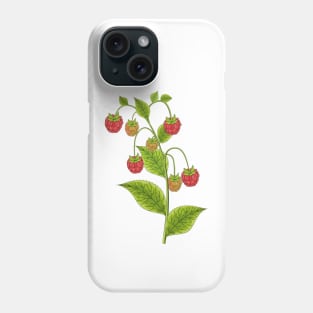 Raspberry Art Phone Case