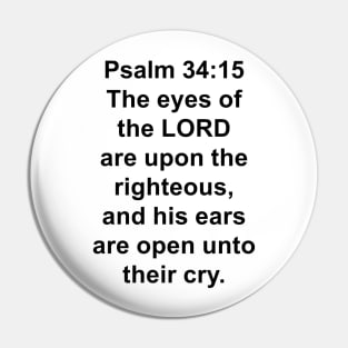 Psalm 34:15  Pin