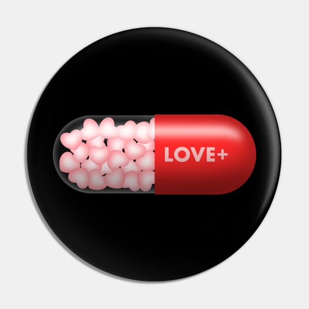 Love Pill Pin by PolyLine