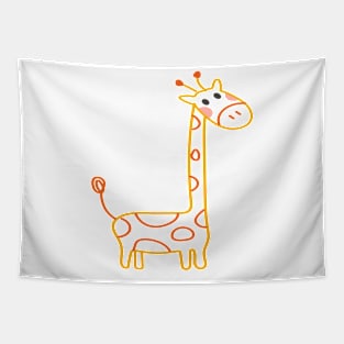 Giraffe Sticker Tapestry