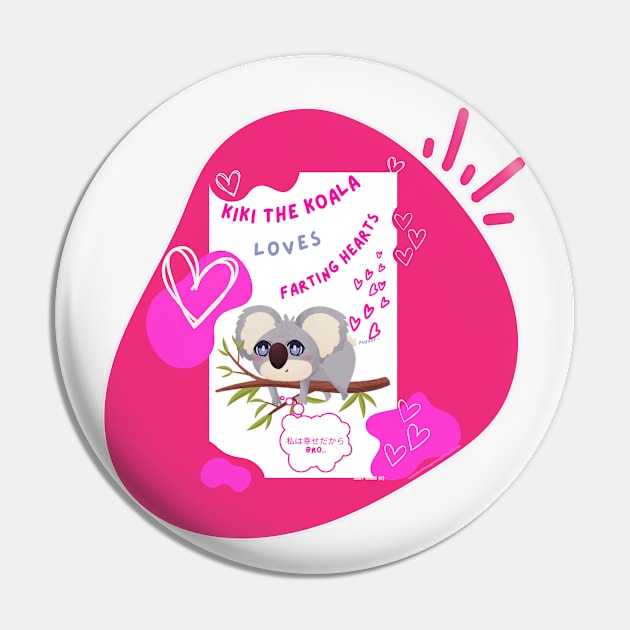 Koalas Love Farting Hearts Abstract By Abby Anime (c) Pin by Abby Anime