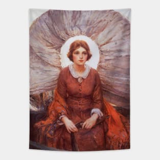 Madonna of the Prairie by William Koerner Tapestry