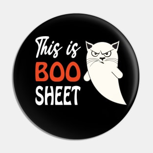 This is boo sheet 2020 funny halloween cat ghost Pin
