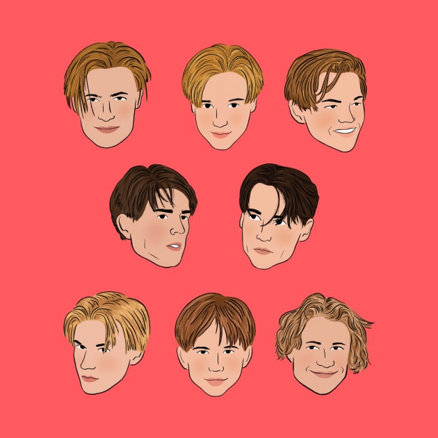 90's Heartthrobs by Megan Roy