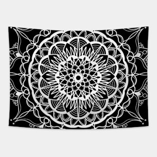 Floral Bohemian Mandala Tapestry