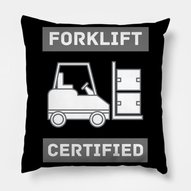 Forklift Certified Meme Pillow by pako-valor