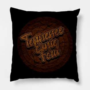 Circle Retro Tennessee Ernie Ford Pillow