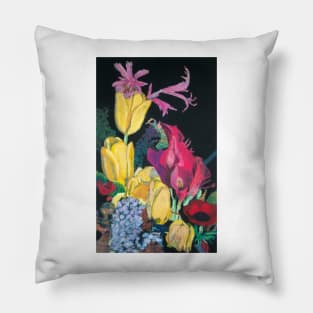 Yellow Tulips Pillow