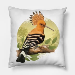 Beautiful Hoopoe For Ornithologists Pillow