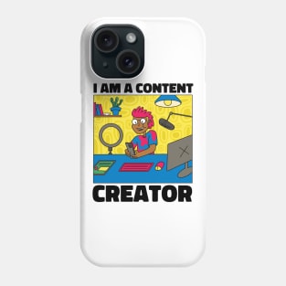 Content Creator P R t shirt Phone Case