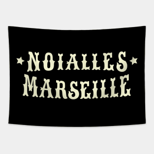 Marseille Noailles - Marseille Noailles Schriftzug - Noailles Logo Tapestry