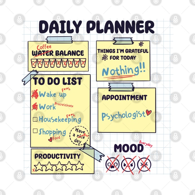 Daily planner by Freecheese