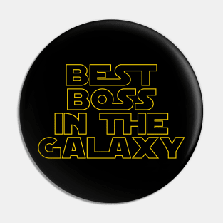 Best Boss in the Galaxy Pin