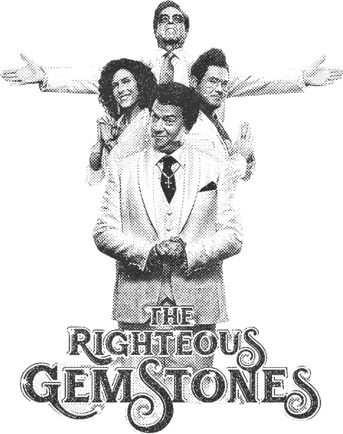 The Righteous Gemstones in Mono Vintage Look Fanart Design 1 Kids T-Shirt by snowblood