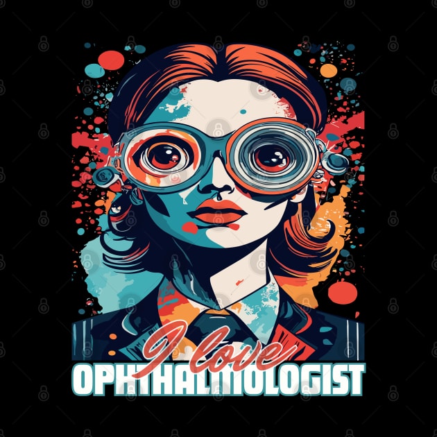 I love ophthalmologist woman. by Brafdesign