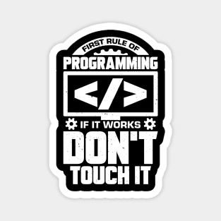 Funny Programming Coding Programmer Coder Gift Magnet