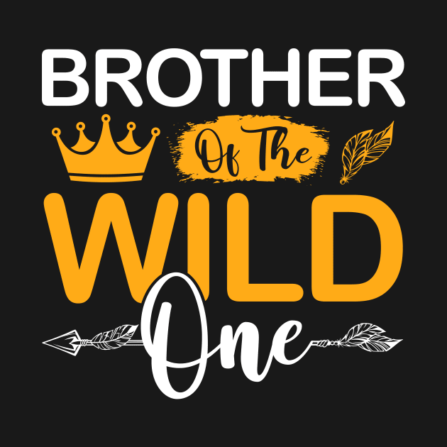Brother of The Wild One Girl Birthday Matching Family Party by Albatross