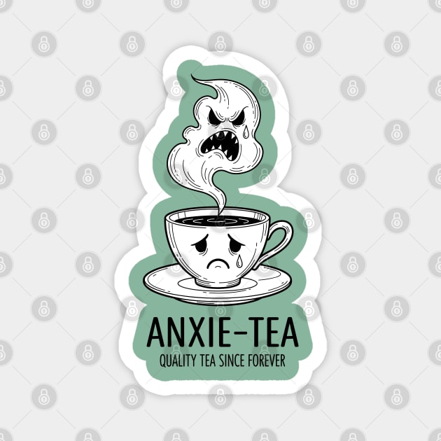 Anxie-Tea Magnet by enrynz