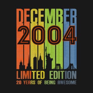 December 2004 20 Years Of Being Awesome Limited Edition T-Shirt