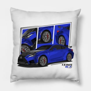 Blue Lexus RC-F RCF JDM Pillow