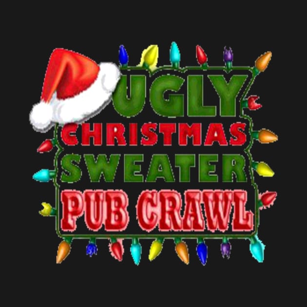 Ugly Christmas Sweater Pub Crawl Fugly Cheap by CoolApparelShop