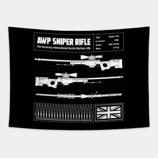 AWP SNIPER RIFLE Tapestry