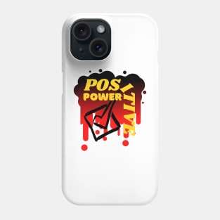 Positive power red cloud Phone Case