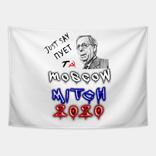 ditch Moscow Mitch Tapestry by joyTrends