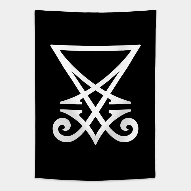 Sigil of Lucifer Tapestry by OccultOmaStore