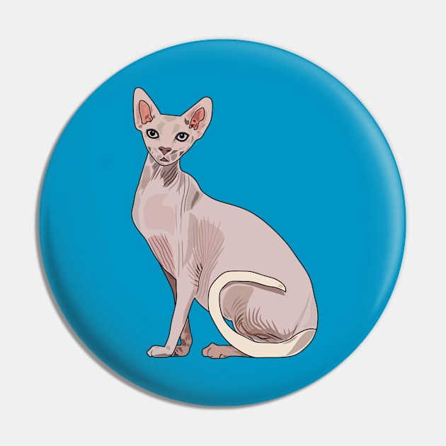 Sphynx cat cartoon illustration Pin by Miss Cartoon