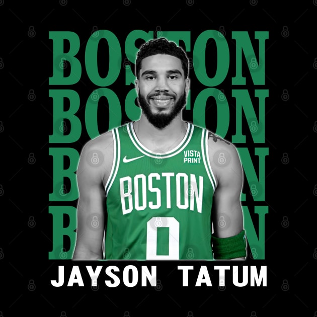 Boston Celtics Jayson Tatum by Thejockandnerd