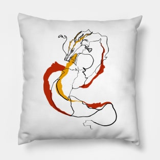 Single Line - Dragon Pillow