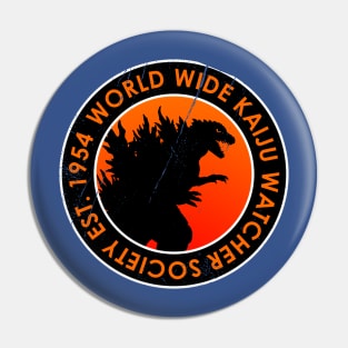 Kaiju Watchers Pin