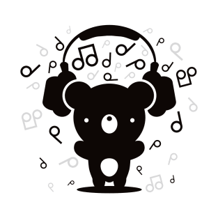 Bear_Headphones T-Shirt