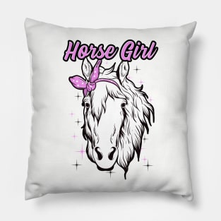 Horse Girl Pillow