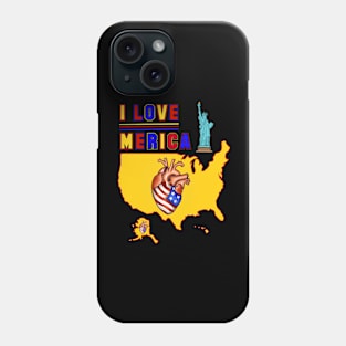 USA Merica,America I love Merica Phone Case