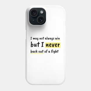 Cobra Kai quote 2 Phone Case