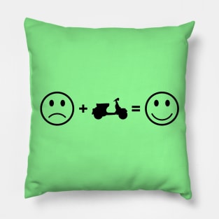 Scooter Happiness Pillow